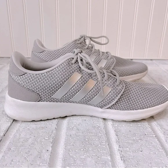 Adidas Cloudfoam QT Racer in Light Granite - Picture 9 of 13